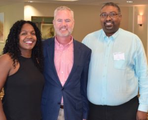 Kimra and Terry with Brent Bellows, Chair of the Georgia Bar IP Committee 